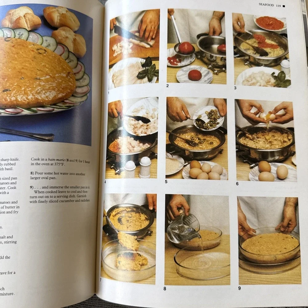 Vintage 1987 La Cucina Italiana The Complete Italian Cookbook‎ Illus. Hard Cover